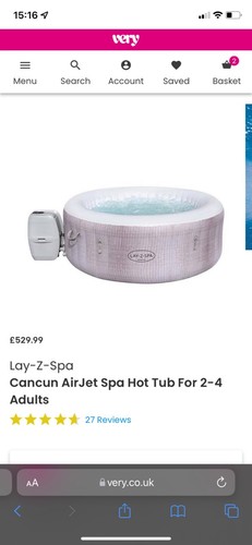 Lazy spa hot tub - lazy, grey 