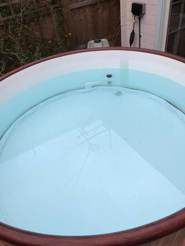 Lazy spa hot tub used
